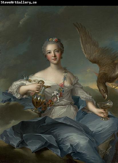 Jjean-Marc nattier Louise Henriette de Bourbon-Conti, Countess-Duchess of Orleans, as Hebe